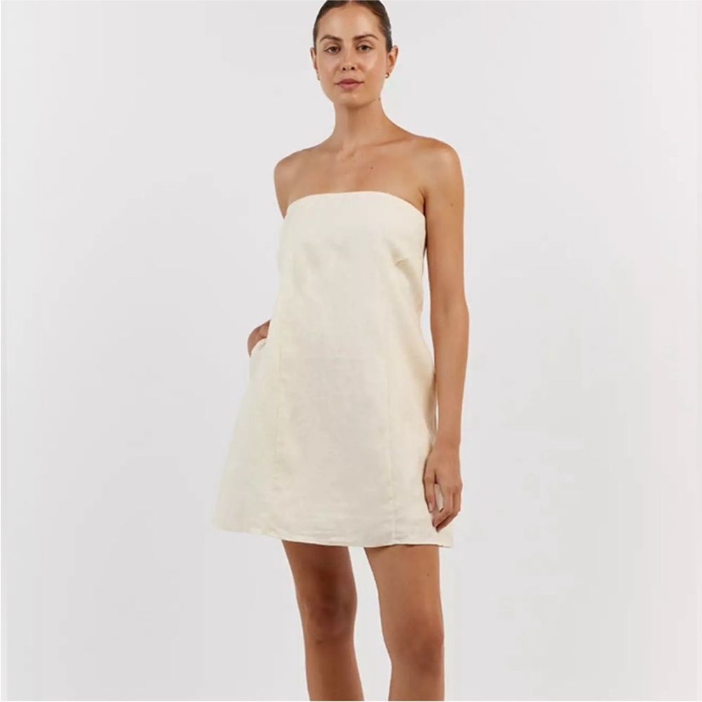DISSH Daphne Linen Mini Dress